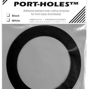 Resonanzloch - Verstärkung Aquarian Bass Drum Port Hole 5" schwarz