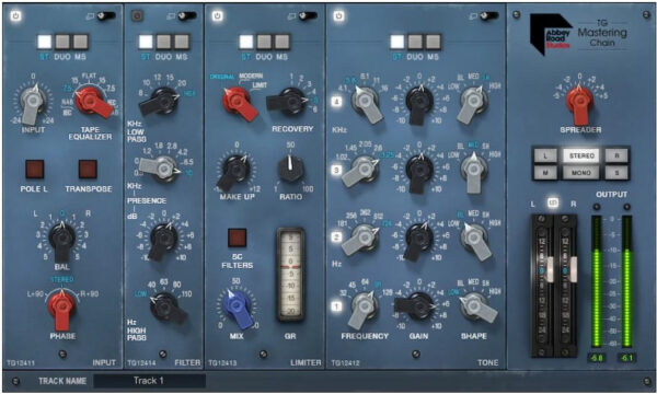 Effekt Plugin Waves Abbey Road TG Mastering Chain