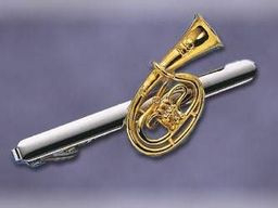 Krawattennadel mit Motiv Art of Music Tenorhorn Groß K16