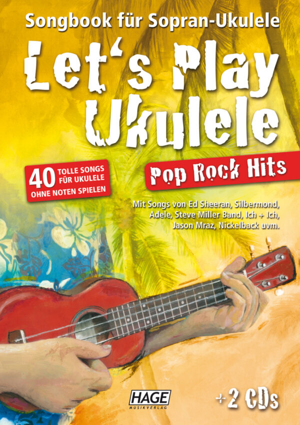 Sammelband Let´s play Ukulele - Pop Rock Hits