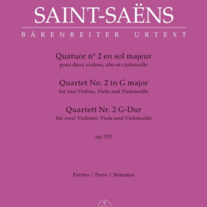 Quartett für Streicher Quartett G-Dur Nr.2 op.153