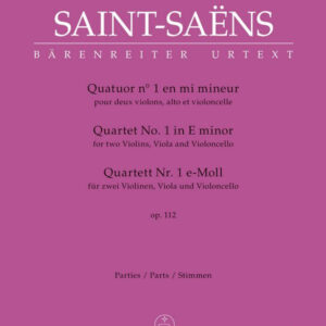 Quartett für Streicher Quartett e-Moll Nr.1 op.112