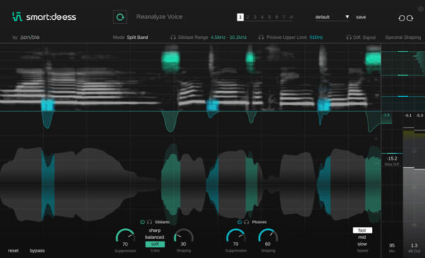 Effekt Plugin Sonible smart:deess