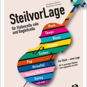 Spielband für Cello SteilvorLage