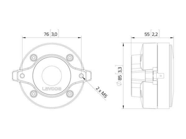 LAVOCE DF10.101L 1" Kompressionstreiber