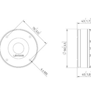 LAVOCE DF10.142LK 1" Kompressionstreiber