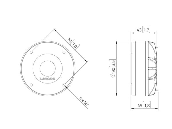 LAVOCE DF10.142LK 1" Kompressionstreiber