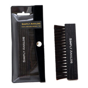 Simply Analog Ziegenhaar Anti-static Brush Cleaner schwarz Wooden | Vinyl Plattenbürste