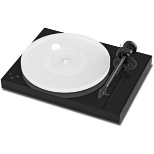 Pro-Ject X1 B Piano schwarz | Satinierter Acrylteller | Aufsteiger Plattenspieler mit MM-Tonabnehmer Pro-Ject Pick it S2