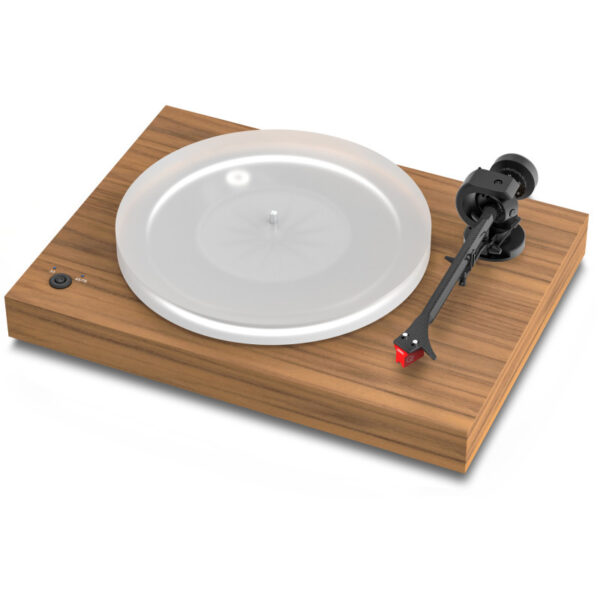 Pro-Ject X2 B Walnuss furniert | Satinierter Acrylteller | MC-Tonabnehmer | 33/45 U/Min (elektronisch)