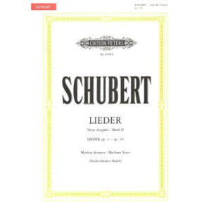 Liedersammelband Schubert Lieder 2 mittlere