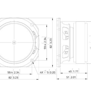 LAVOCE WSF030.70 3" Woofer