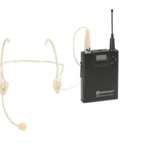 RELACART UT-222 Bodypack 522-554 MHz mit HM-600S Headset