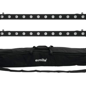 EUROLITE Set 2x LED BAR-12 QCL RGBW + Soft Bag