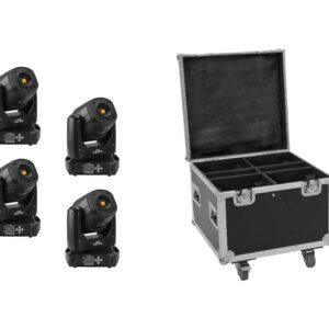 EUROLITE Set 4x LED TMH-S90 + Case