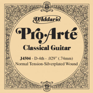 Einzelsaite D´Addario J4504 D4 Pro Arte Classical Normal