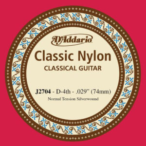 Einzelsaite D´Addario J2704 D4 Classics Student