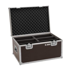 ROADINGER Flightcase 4x LED 4/7C-12 Silent Slim Spot