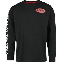 AC/DC Langarmshirt - EMP Signature Collection - Oversize - S bis 3XL - für Männer - Größe XXL - schwarz  - EMP exklusives Merchandise!