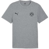 Puma T-Shirt - BVB Essentials T-shirt - M bis XL - für Männer - Größe XL - grau