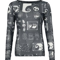 The Nightmare Before Christmas - Disney Langarmshirt - Tarot - S bis XXL - für Damen - Größe XXL - multicolor  - EMP exklusives Merchandise!