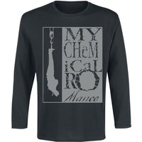 My Chemical Romance Langarmshirt - Hangman - S bis XXL - für Männer - Größe XXL - schwarz  - Lizenziertes Merchandise!