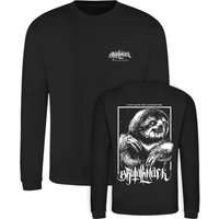 Brutal Knack Sweatshirt - Sloth Crewneck Black - S bis XXL - für Männer - Größe XXL - schwarz