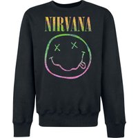 Nirvana Sweatshirt - Sorbet Ray - S bis XXL - für Männer - Größe XXL - schwarz  - Lizenziertes Merchandise!