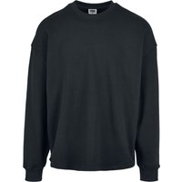 Urban Classics Sweatshirt - Organic Oversized Boxy Crew - S bis XXL - für Männer - Größe XXL - schwarz