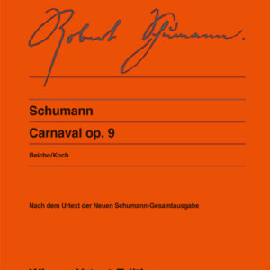 Spielstücke für Klavier Carnaval op. 9