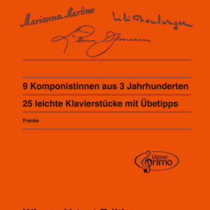 Klavierstücke 9 Komponistinnen aus 3 Jahrhunderten