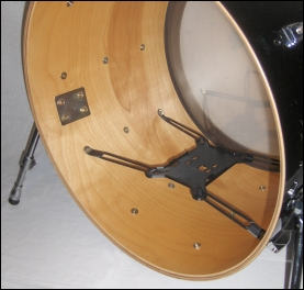 Bass Drum Mikrofonhalter Kelly Shu FLATZ Beta91A