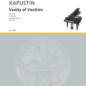 Klaviernoten Vanity of Vanities op. 121 (2004)