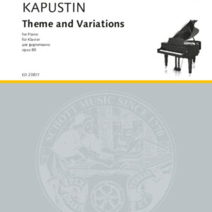 Klaviernoten Theme and Variations op. 80 (1996)