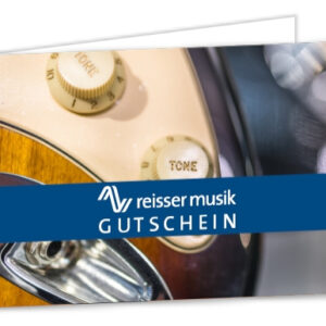 Geschenkgutschein Reisser Motiv E-Gitarre