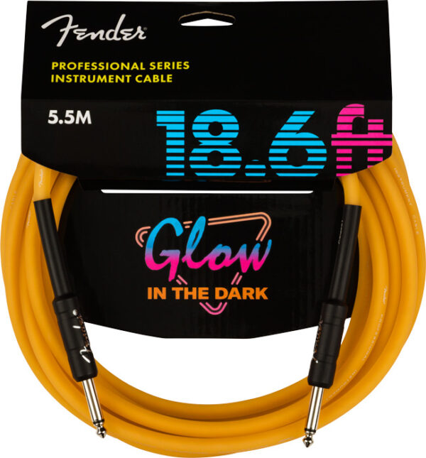 Instrumentenkabel Fender Pro Glow in the Dark Orange - 5