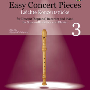 Spielbuch für Blockflöte Easy Concert Pieces 3