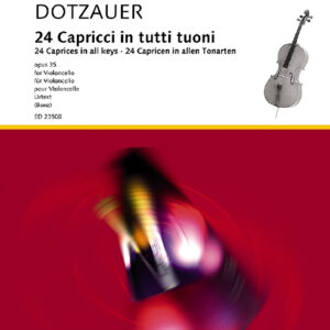 Etüden für Cello 24 Capricci in tutti tuoni op.35