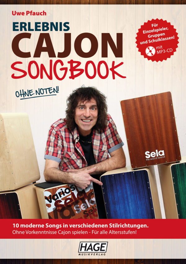 Songbook für Cajon Erlebnis Cajon - Songbook