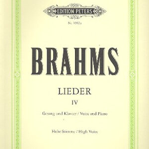 Liedersammelband Brahms Lieder 4 hoch