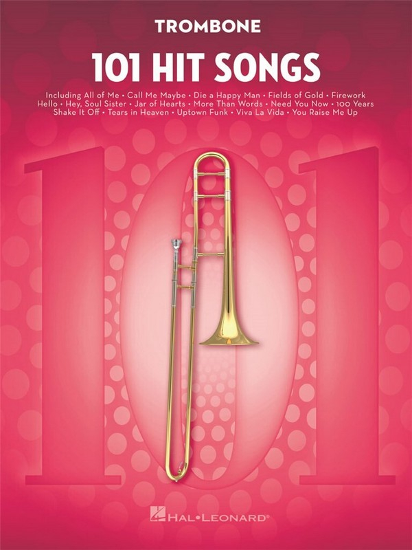 Spielbuch für Posaune 101 Hit Songs