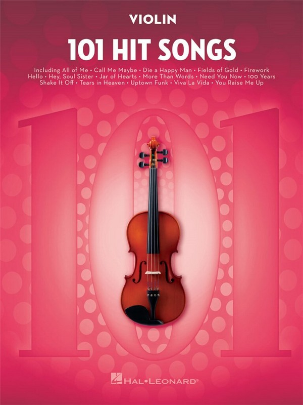 Spielbuch für Violine 101 Hit Songs