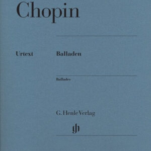 Spielbuch für Klavier Chopin Balladen