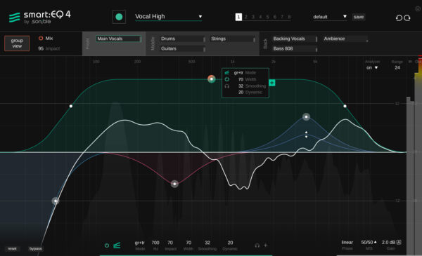 Effekt Plugin Sonible smart:EQ 4