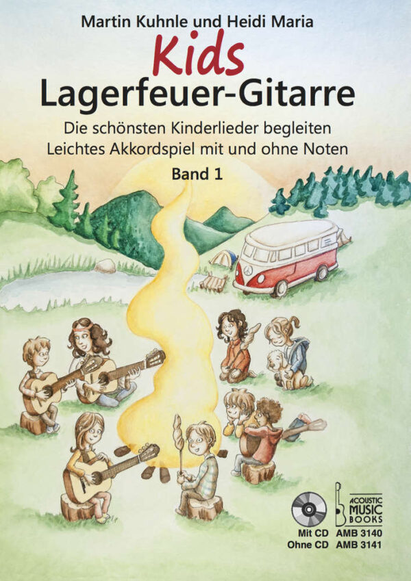 Spielstücke für Gitarre Kids Lagerfeuer-Gitarre Band 1