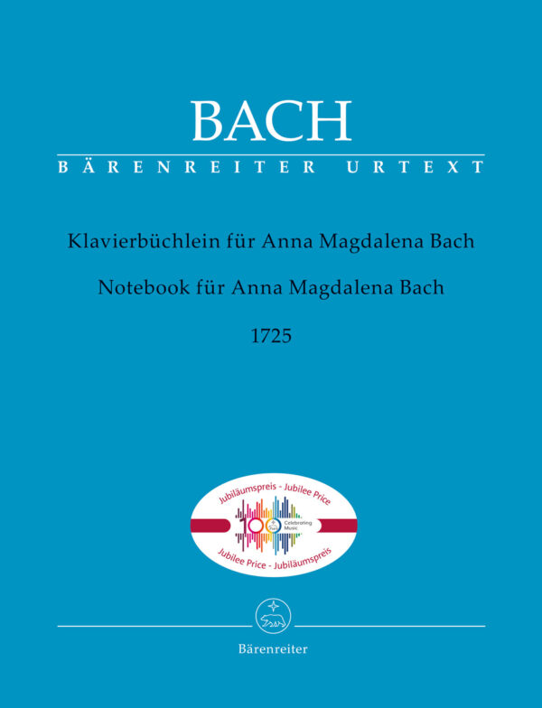 Spielpartitur für Klavier Klavierbüchlein für Anna Magdalena Bach