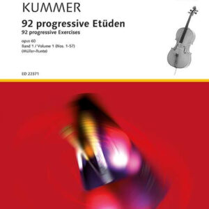 Etüden für Cello 92 progessive Etüden Bd. 1