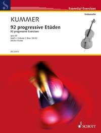 Etüden für Cello 92 progessive Etüden Bd. 2