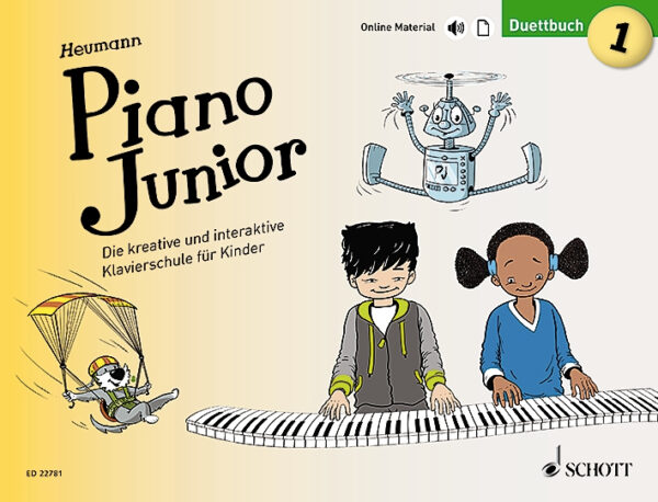 Duo für Klavier Piano junior 1 - Duett Buch