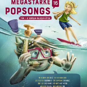 Spielband für Blockflöte Megastarke Popsongs 16